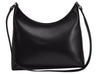 Authentic Salvatore Ferragamo Vintage Leather Shoulder Bag Purse Black 9824J