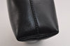 Authentic Salvatore Ferragamo Vintage Leather Shoulder Bag Purse Black 9824J