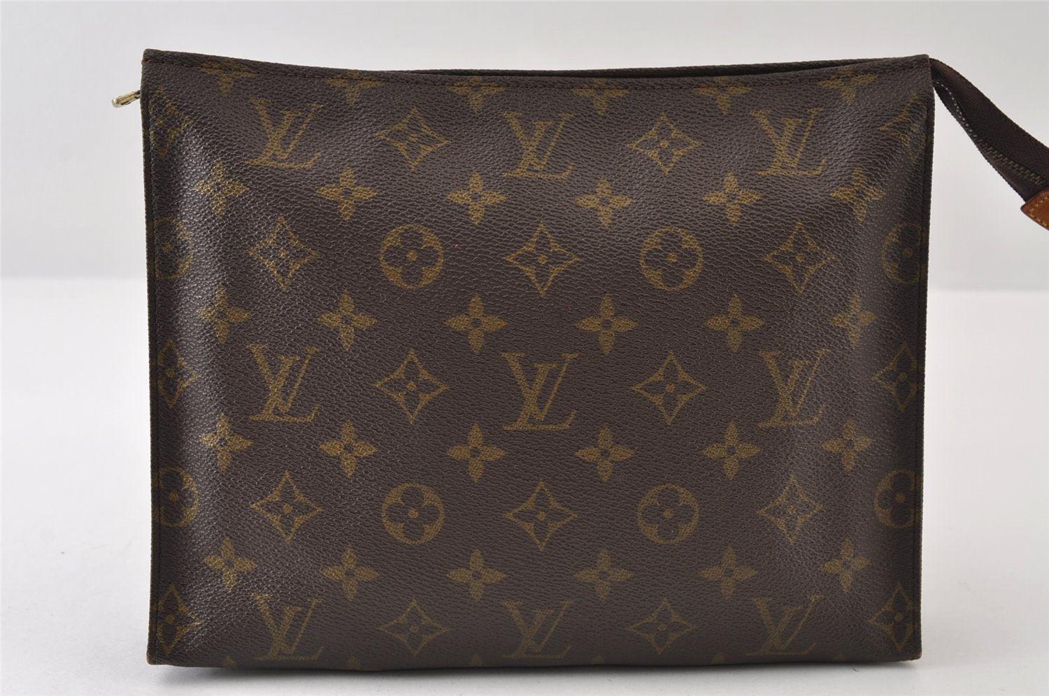 Authentic Louis Vuitton Monogram Poche Toilette 26 M47542 Cosmetics Pouch 9825I
