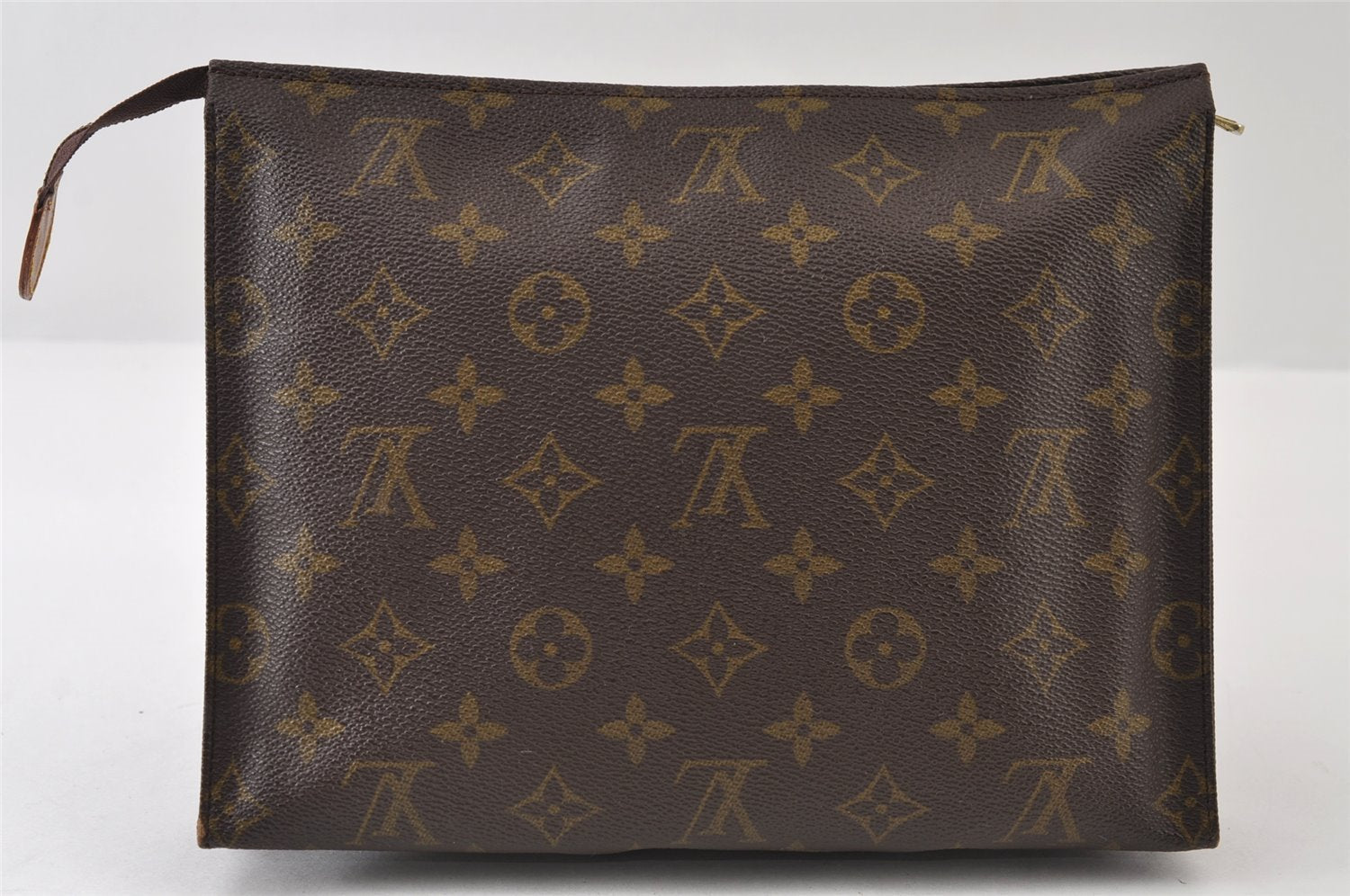 Authentic Louis Vuitton Monogram Poche Toilette 26 M47542 Cosmetics Pouch 9825I