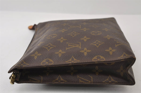 Authentic Louis Vuitton Monogram Poche Toilette 26 M47542 Cosmetics Pouch 9825I