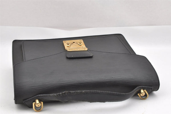 Authentic Louis Vuitton Epi Monceau 2Way Shoulder Hand Bag Black M52122 LV 9826I