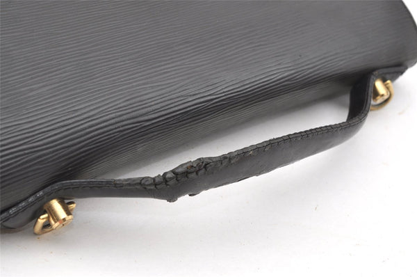 Authentic Louis Vuitton Epi Monceau 2Way Shoulder Hand Bag Black M52122 LV 9826I