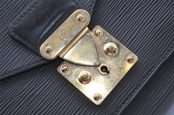 Authentic Louis Vuitton Epi Monceau 2Way Shoulder Hand Bag Black M52122 LV 9826I
