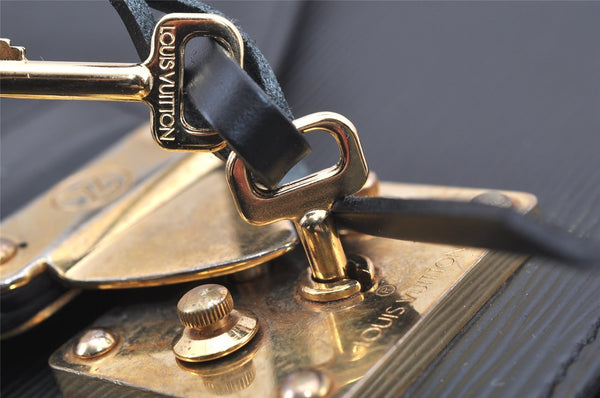 Authentic Louis Vuitton Epi Monceau 2Way Shoulder Hand Bag Black M52122 LV 9826I