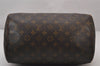 Authentic Louis Vuitton Monogram Speedy 30 Hand Boston Bag M41526 LV 9827I