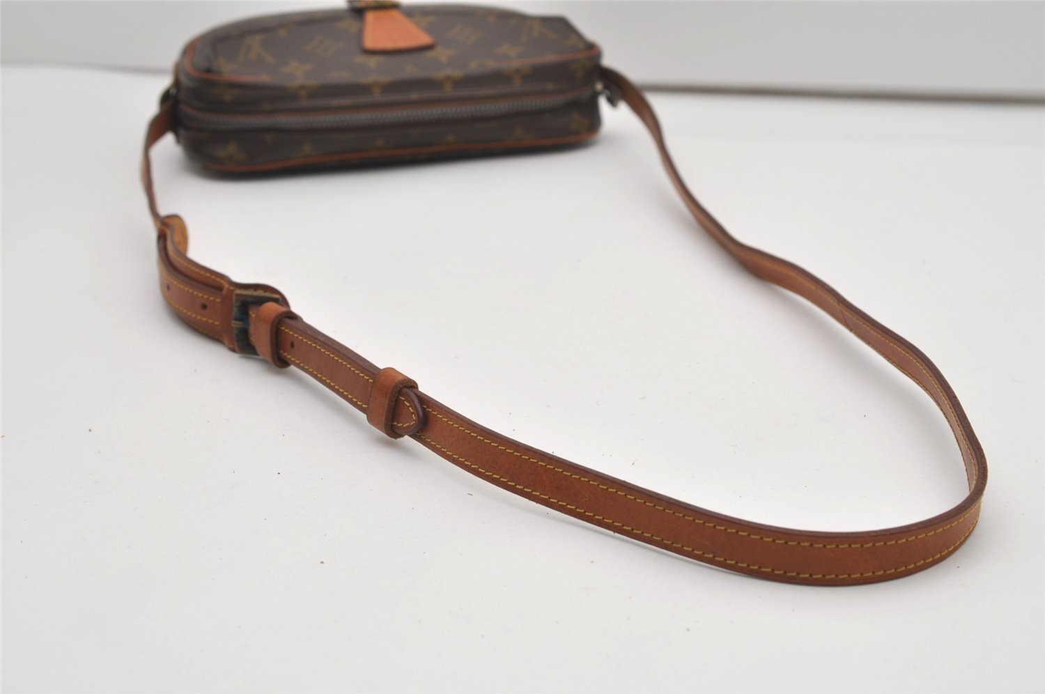 Auth Louis Vuitton Monogram Jeune Fille PM Shoulder Cross Bag Old Model LV 9828I