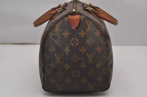 Authentic Louis Vuitton Monogram Speedy 30 Hand Boston Bag M41526 LV 9829I