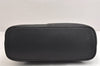 Authentic BURBERRY Vintage Leather Shoulder Hand Bag Purse Black 9829J