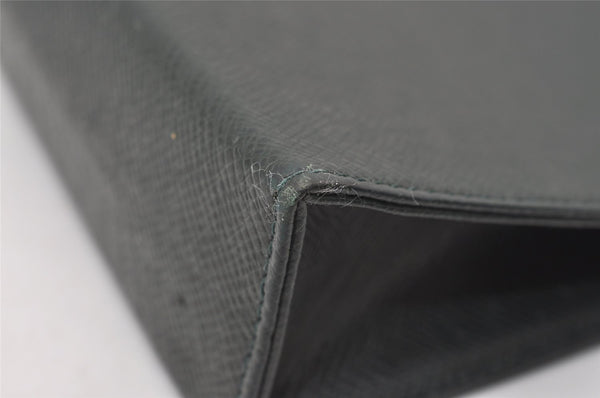 Auth Louis Vuitton Taiga Poche Toilette Cosmetics Pouch Green M99034 Junk 9830I