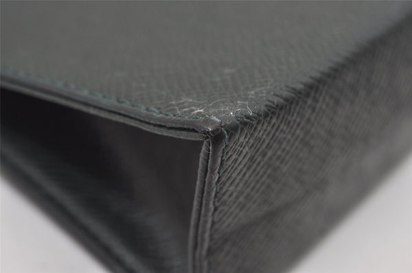 Auth Louis Vuitton Taiga Poche Toilette Cosmetics Pouch Green M99034 Junk 9830I