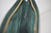 Auth Louis Vuitton Taiga Poche Toilette Cosmetics Pouch Green M99034 Junk 9830I