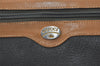 Authentic GUCCI Vintage Clutch Hand Bag Purse Leather Khaki Green Junk 9830J