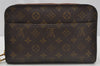 Authentic Louis Vuitton Monogram Orsay Clutch Hand Bag Purse M51790 LV 9831I