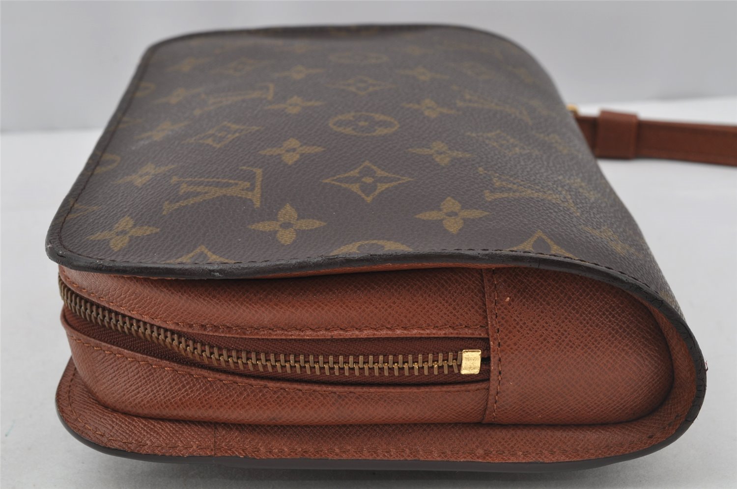 Authentic Louis Vuitton Monogram Orsay Clutch Hand Bag Purse M51790 LV 9831I