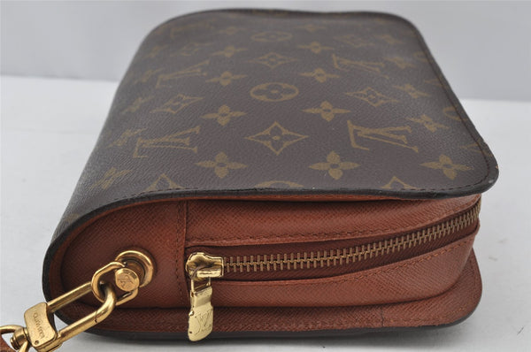 Authentic Louis Vuitton Monogram Orsay Clutch Hand Bag Purse M51790 LV 9831I