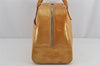 Authentic Louis Vuitton Vernis Tompkins Square Hand Bag Yellow M91149 LV 9832J