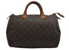 Authentic Louis Vuitton Monogram Speedy 30 Hand Boston Bag M41526 LV 9833J