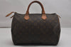 Authentic Louis Vuitton Monogram Speedy 30 Hand Boston Bag M41526 LV 9833J