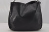 Authentic GUCCI Bamboo 2Way Shoulder Hand Bag Leather 0011577 Black 9834I