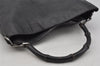 Authentic GUCCI Bamboo 2Way Shoulder Hand Bag Leather 0011577 Black 9834I