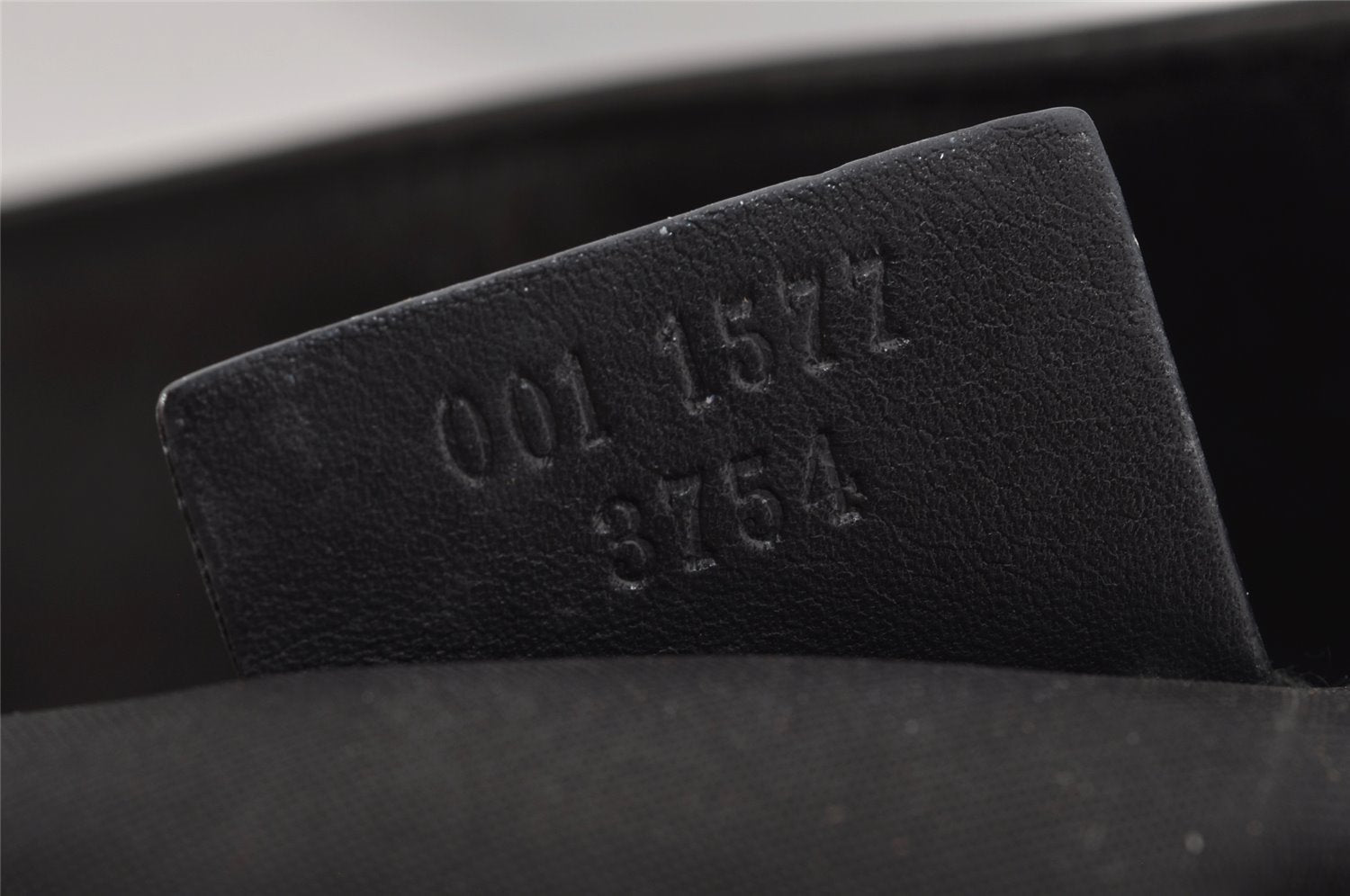 Authentic GUCCI Bamboo 2Way Shoulder Hand Bag Leather 0011577 Black 9834I