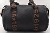 Authentic FENDI 2Way Shoulder Hand Bag Purse Nylon Leather Black 9835I