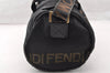 Authentic FENDI 2Way Shoulder Hand Bag Purse Nylon Leather Black 9835I