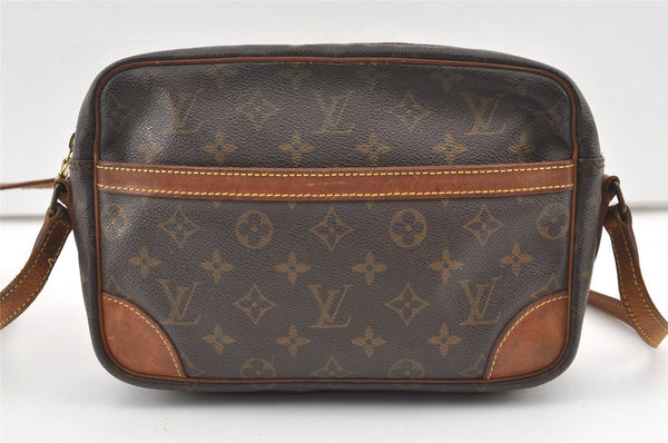 Authentic Louis Vuitton Monogram Trocadero 27 Shoulder Cross Bag M51274 LV 9835J