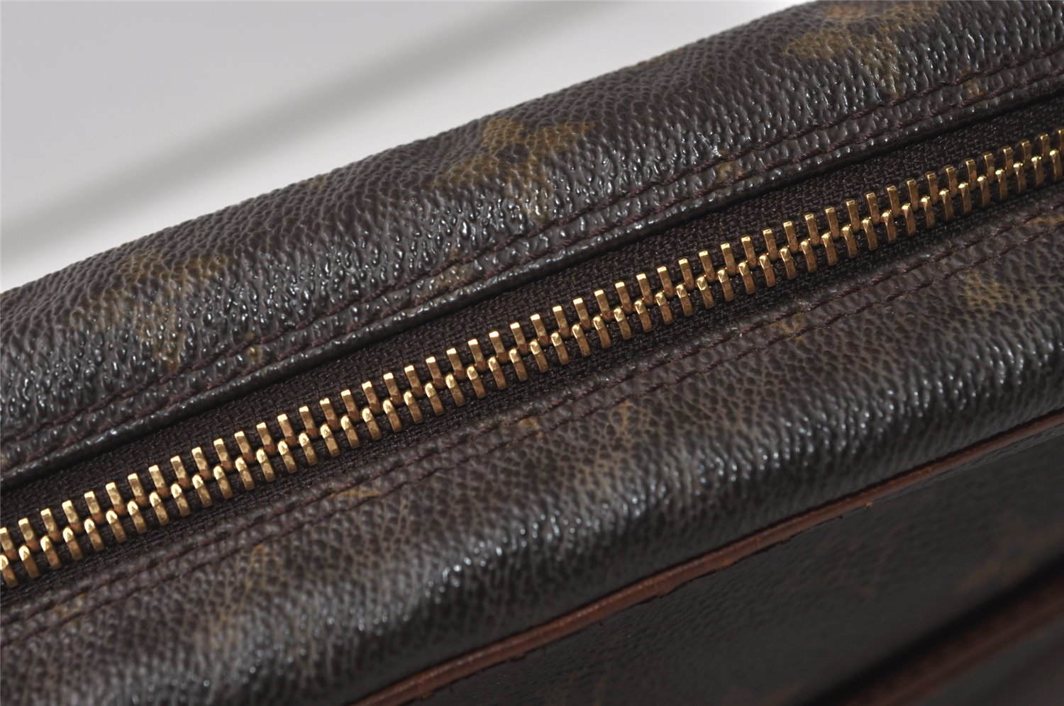 Authentic Louis Vuitton Monogram Trocadero 27 Shoulder Cross Bag M51274 LV 9835J