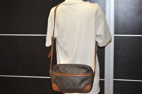 Authentic Louis Vuitton Monogram Trocadero 27 Shoulder Cross Bag M51274 LV 9835J