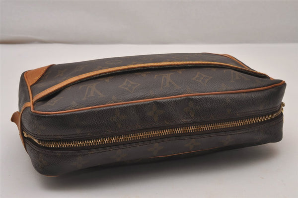 Authentic Louis Vuitton Monogram Compiegne 28 Clutch Hand Bag M51845 LV 9836I