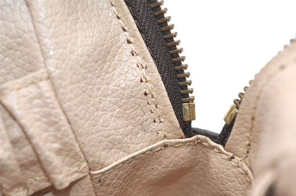 Auth Louis Vuitton Monogram Trousse Toilette 28 Clutch Hand Bag M47522 LV 9837I