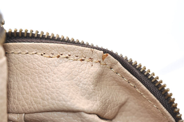 Auth Louis Vuitton Monogram Trousse Toilette 28 Clutch Hand Bag M47522 LV 9837I