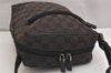 Authentic GUCCI Shoulder Cross Body Bag GG Canvas Leather 0181612 Black 9838J