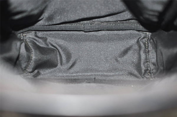 Authentic GUCCI Shoulder Cross Body Bag GG Canvas Leather 0181612 Black 9838J