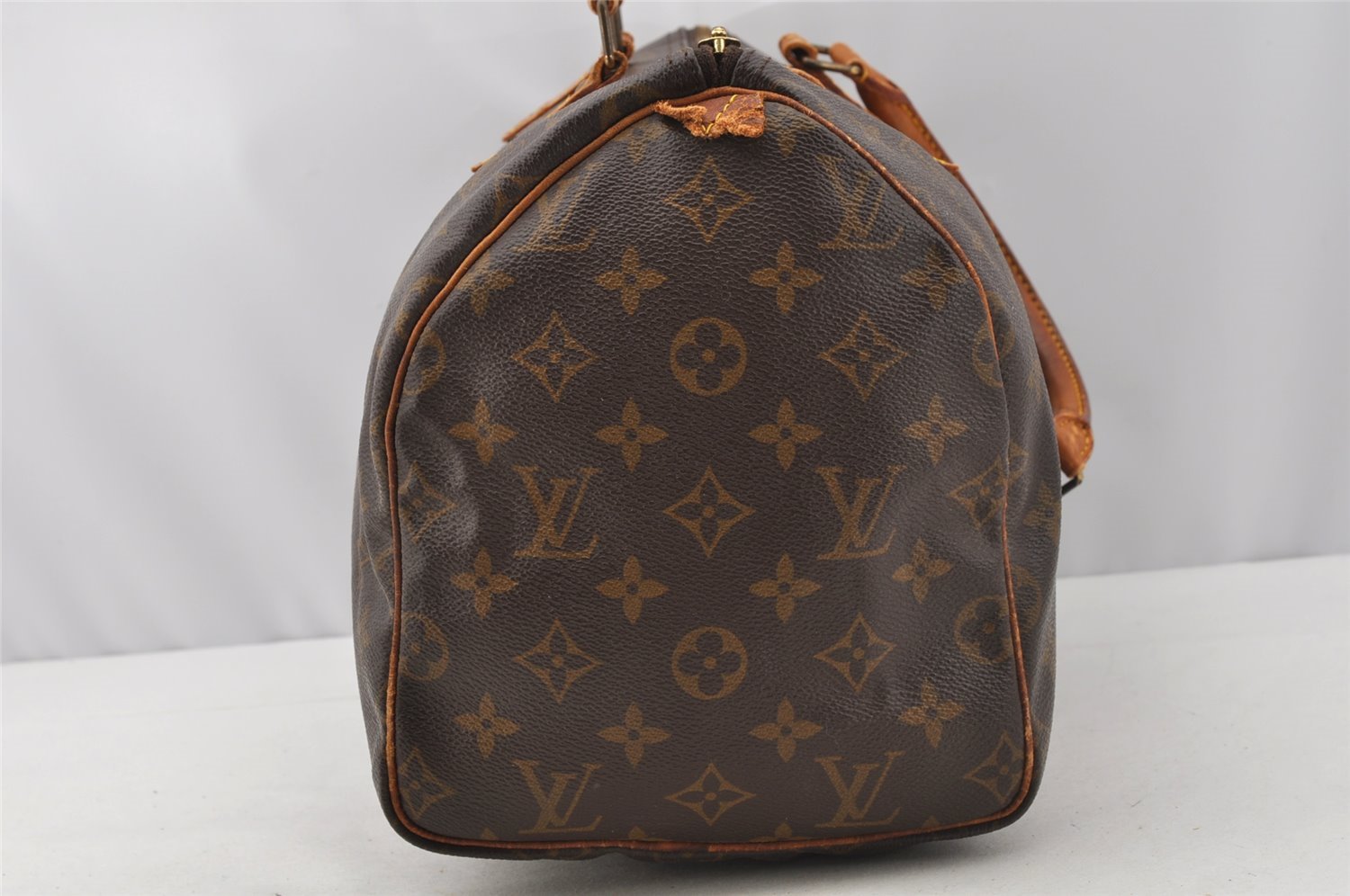 Authentic Louis Vuitton Monogram Speedy 30 Hand Boston Bag M41526 Junk 9839I