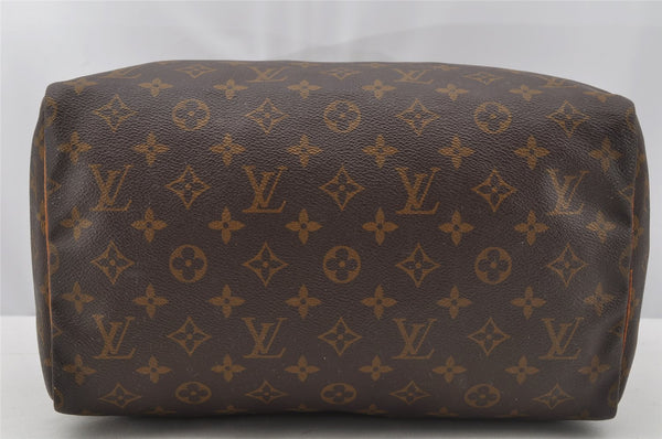 Authentic Louis Vuitton Monogram Speedy 30 Hand Boston Bag M41526 Junk 9839I