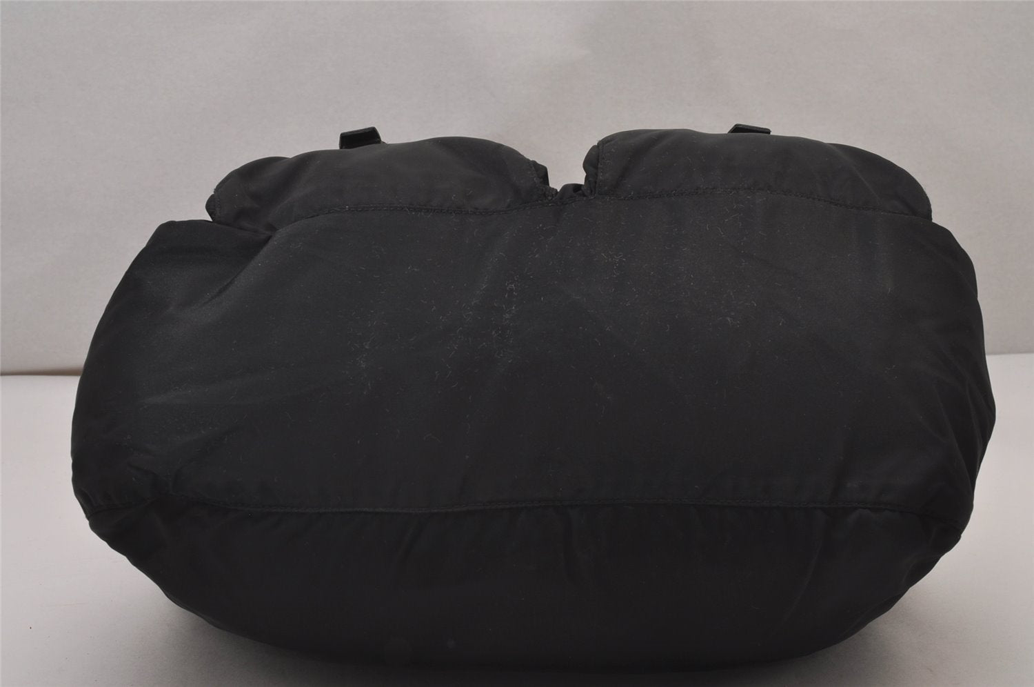 Authentic PRADA Nylon Tessuto Leather Shoulder Cross Body Bag Black 9840I