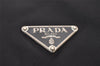 Authentic PRADA Nylon Tessuto Leather Shoulder Cross Body Bag Black 9840I