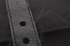 Authentic PRADA Nylon Tessuto Leather Shoulder Cross Body Bag Black 9840I