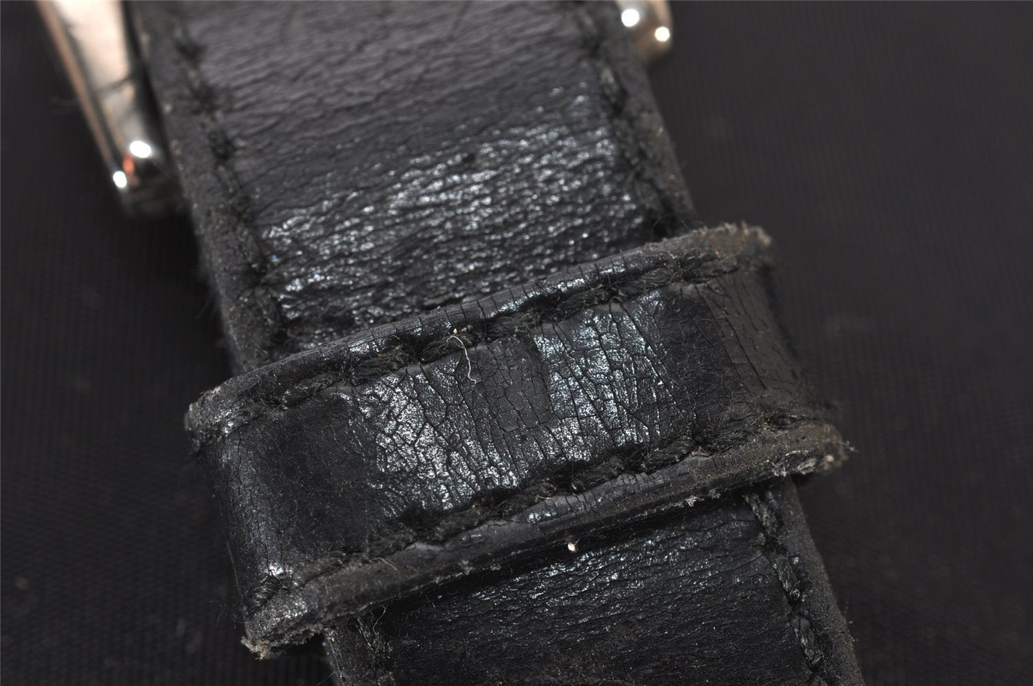 Authentic PRADA Nylon Tessuto Leather Shoulder Cross Body Bag Black 9840I