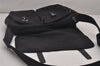 Authentic PRADA Nylon Tessuto Leather Shoulder Cross Body Bag Black 9840I
