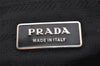 Authentic PRADA Nylon Tessuto Leather Shoulder Cross Body Bag Black 9840I