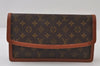 Auth Louis Vuitton Monogram Pochette Dame GM Clutch Hand Bag Old Model LV 9843I