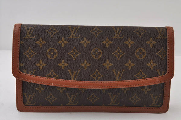 Auth Louis Vuitton Monogram Pochette Dame GM Clutch Hand Bag Old Model LV 9843I