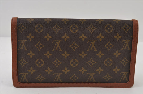 Auth Louis Vuitton Monogram Pochette Dame GM Clutch Hand Bag Old Model LV 9843I