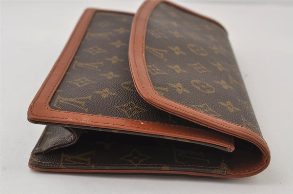 Auth Louis Vuitton Monogram Pochette Dame GM Clutch Hand Bag Old Model LV 9843I