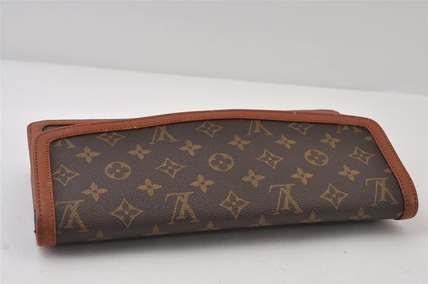 Auth Louis Vuitton Monogram Pochette Dame GM Clutch Hand Bag Old Model LV 9843I