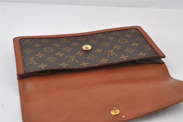 Auth Louis Vuitton Monogram Pochette Dame GM Clutch Hand Bag Old Model LV 9843I